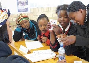 Students at school in Grahamstown, South Africa