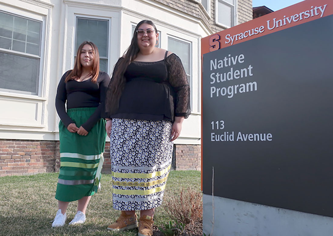 Nicole Smoke (left) and Bailey Tlachac