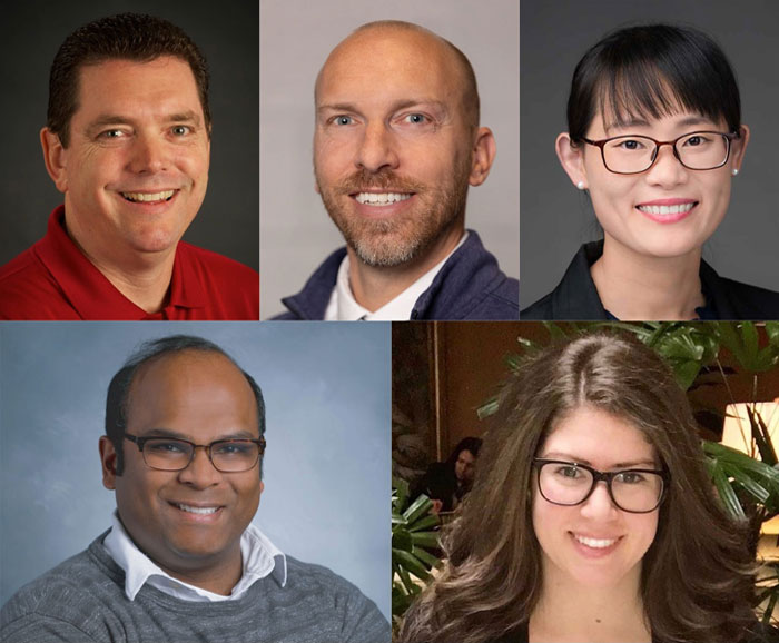 Portraits of 5 new faculty in 2023