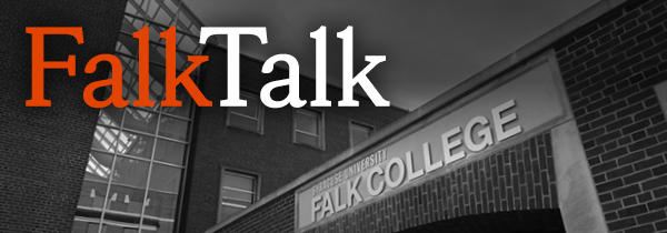 The Falk College breezeway