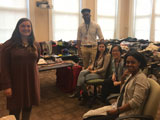 Students at the 2018 Trans Support Day clothing giveaway