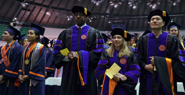 Students at the 2019 Falk College Convocation