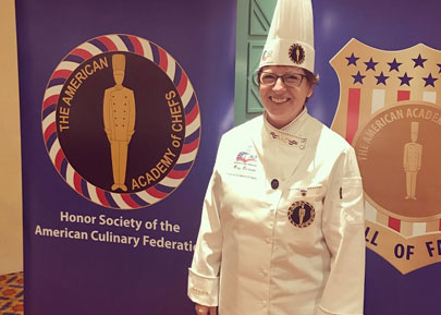 Mary Kiernan at the American Academy of Chefs