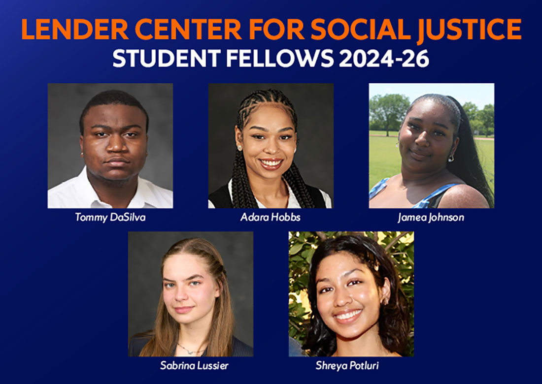 Lender Center for Social Justice Student Fellows 2024-26