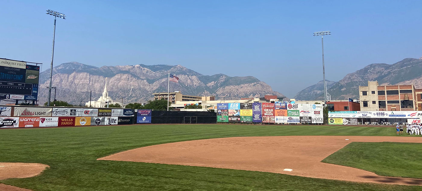 panorama of a baseball field