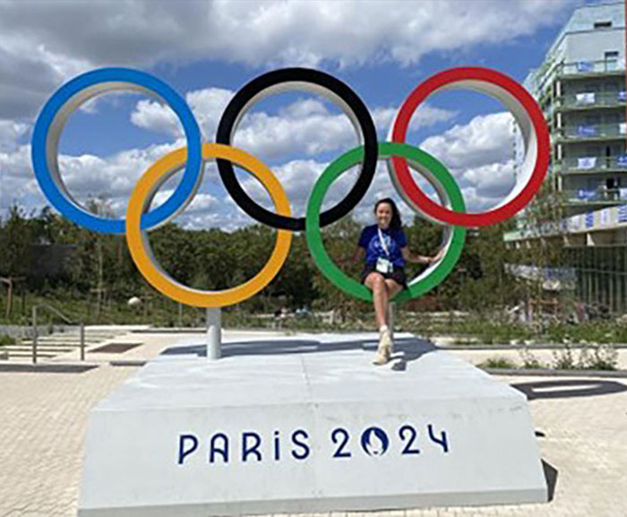 Maggie McCrudden at the Paris 2024 Olympics