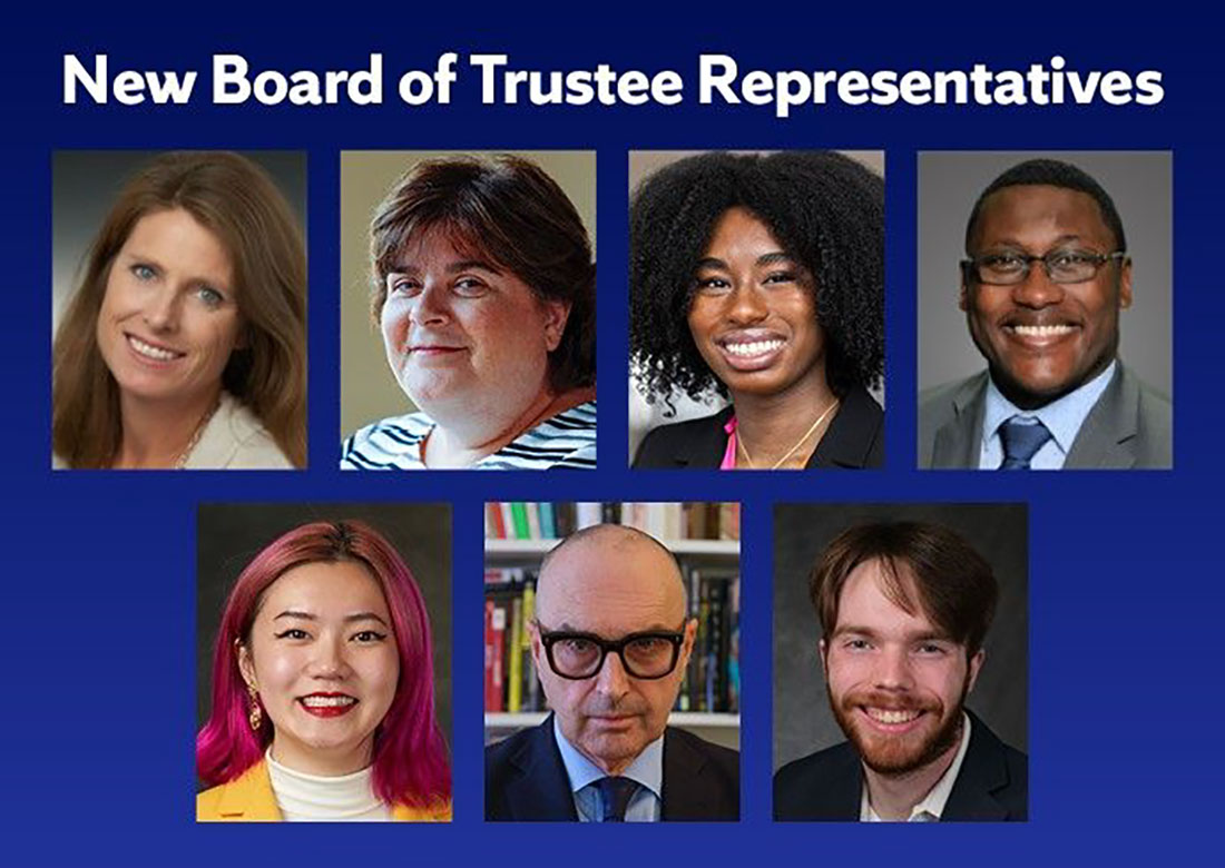New Board of Trustee Representatives