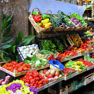 Photo of street market