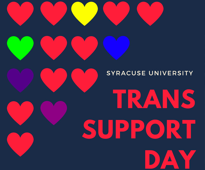Flier design for Trans Support Day