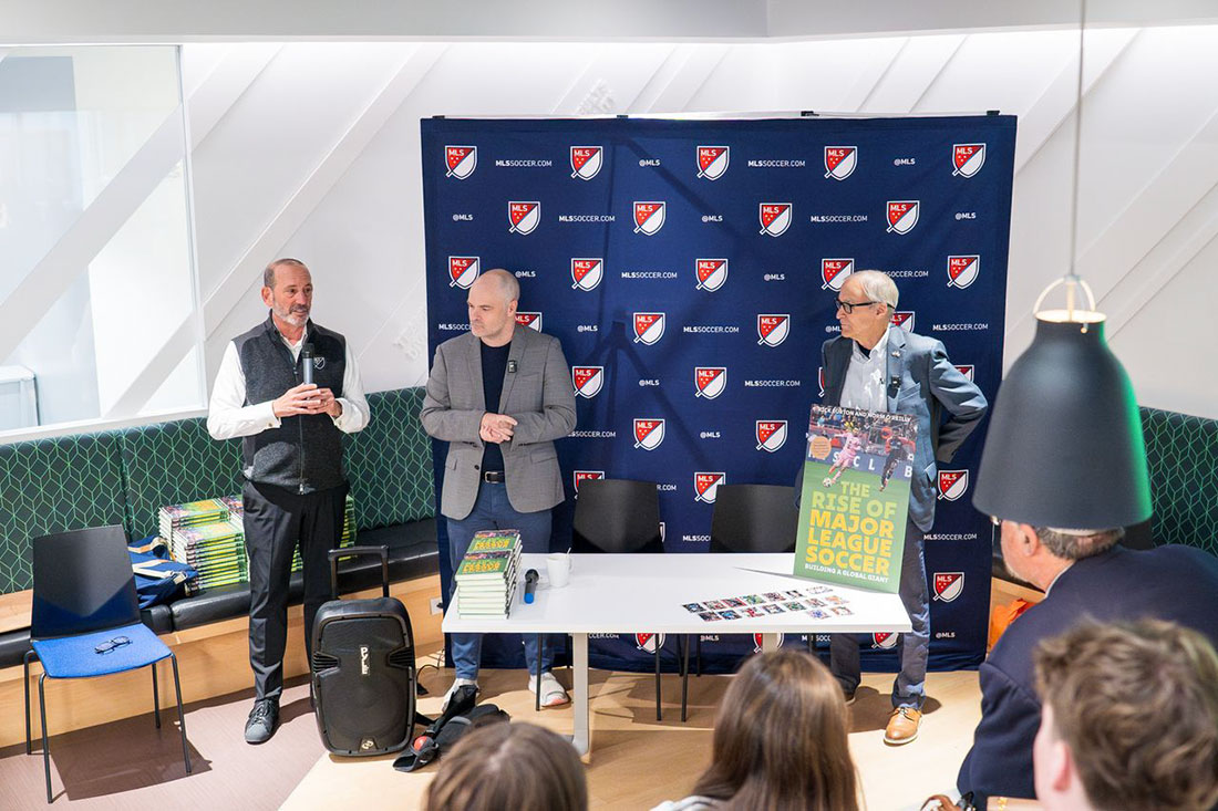 Rick Burton at his book launch