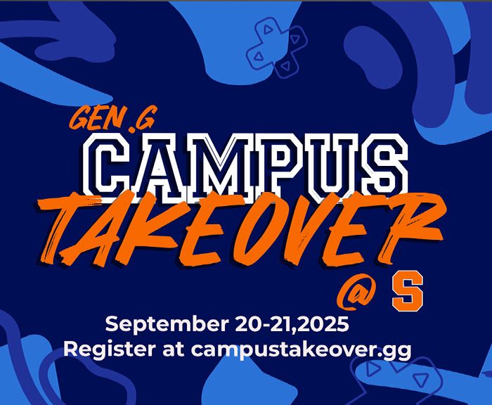 signage for campus takeover at SU