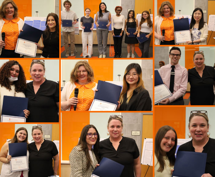 collage images of HDFS award winners 2025