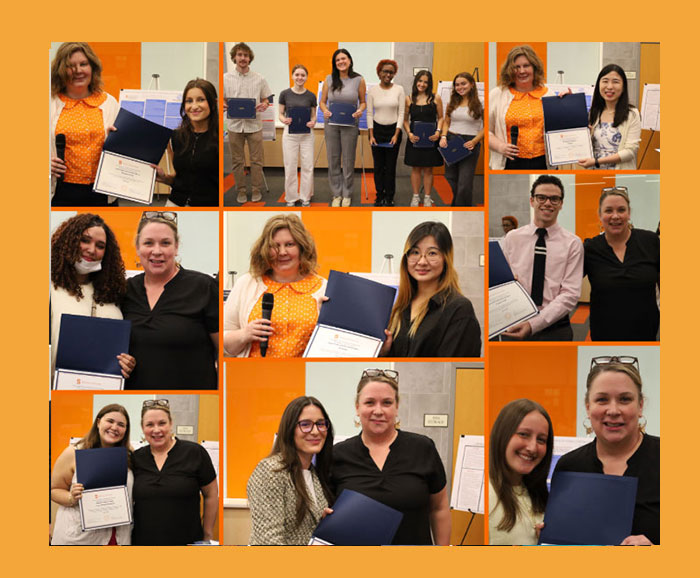 collage images of HDFS award winners 2025