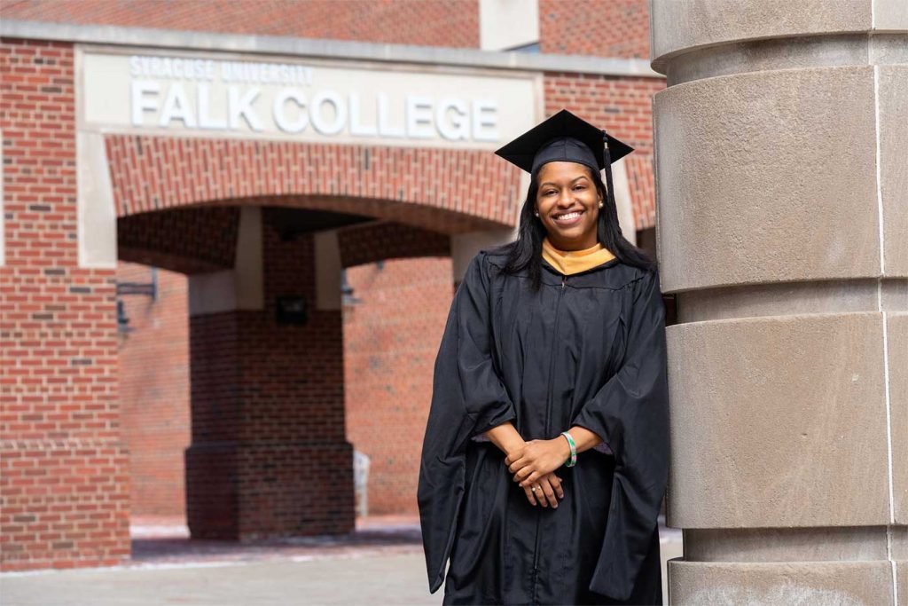 Kennedy Hagens in graduation