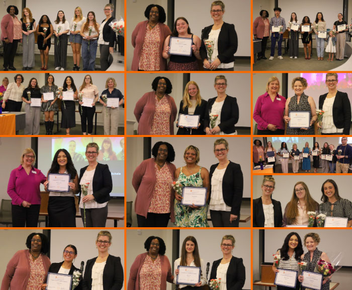 Collage image of 13 Social Work awardees